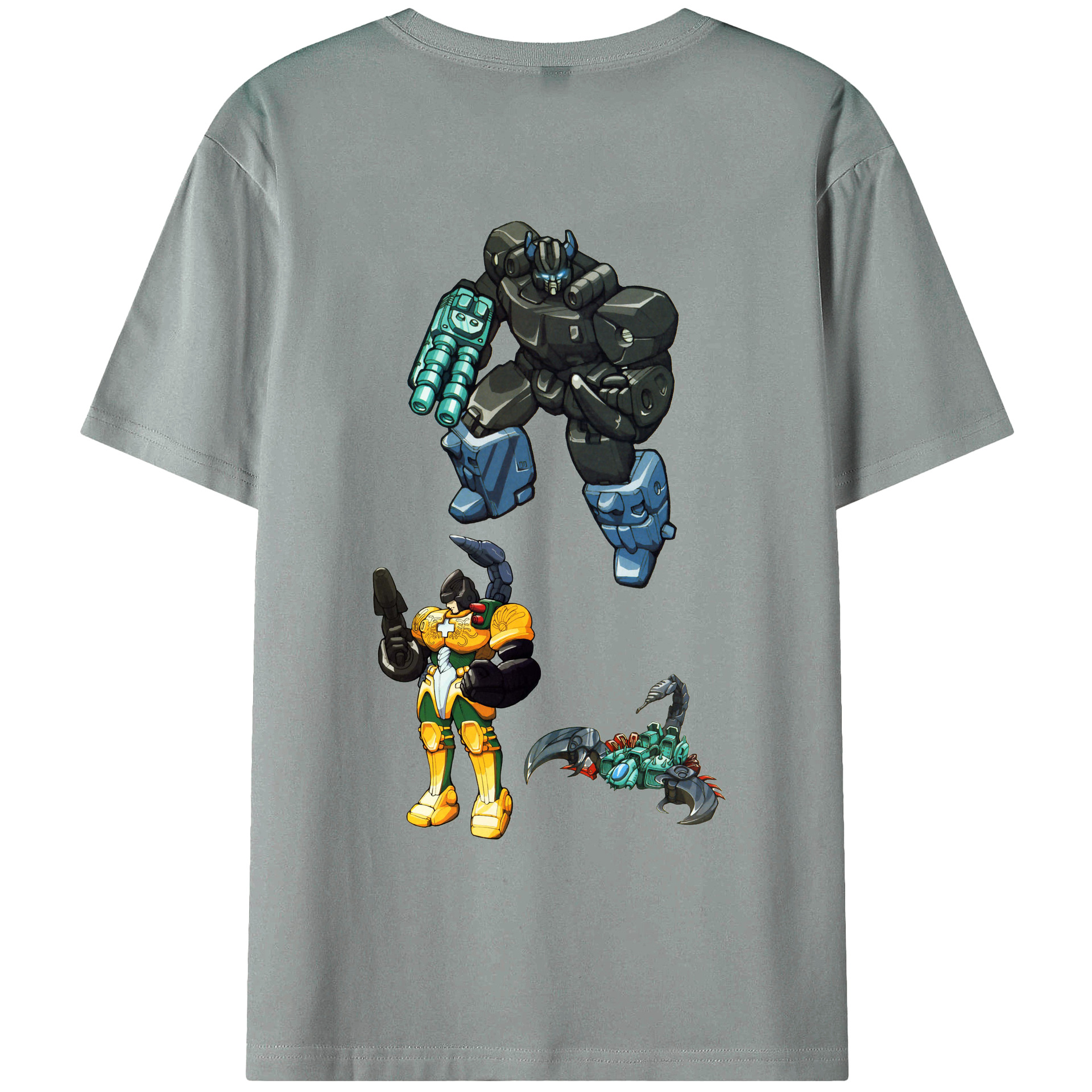 （画像用）  綿100％ メンズ半袖Tシャツ（バックプリント） 通気性